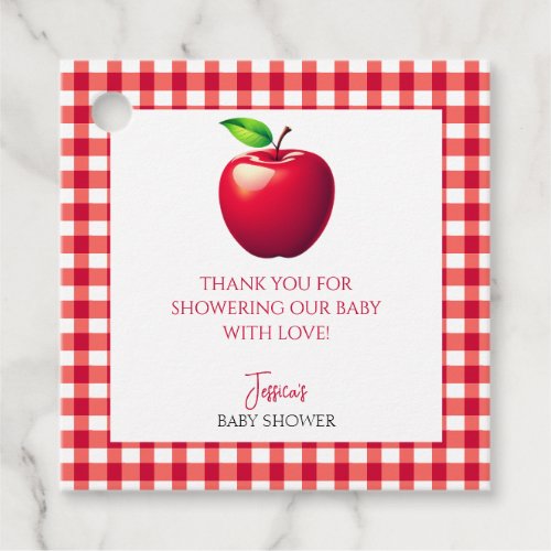 The Apple of Our Eye Fall Baby Shower  Favor Tags