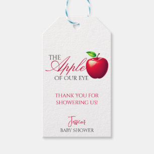 The Apple of Our Eye Fall Baby Shower Gift Tags