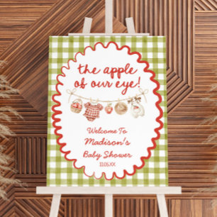 The Apple Of Our Eye Fall Baby Shower Welcome Sign