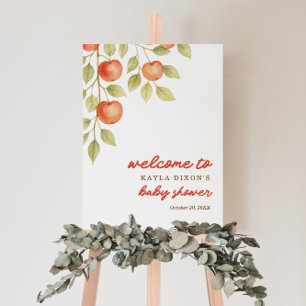 The Apple of our Eye Fall Welcome Sign