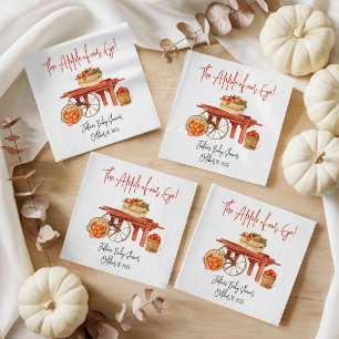The Apple of our Eye Personalized Baby Shower Napkins