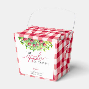The Apple of Our Eye Thanksgiving Baby Shower Favor Boxes