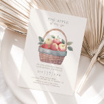 The Apple of Our Eye Vintage Baby Shower Invitation<br><div class="desc">Invite all your friends and family to your baby shower with this vintage apple and quilt baby shower invitation!</div>
