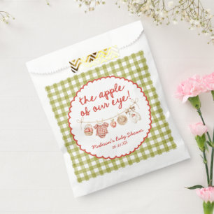 The Apple Of Our Eye Whimsical Fall Baby Shower Favor Bag