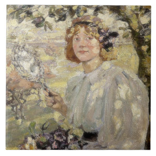 The Apple Tree (by Bessie MacNicol) Ceramic Tile
