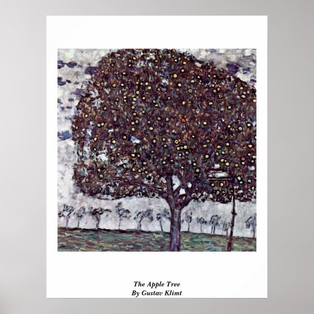 The Apple Tree By Gustav Klimt Poster (Front)