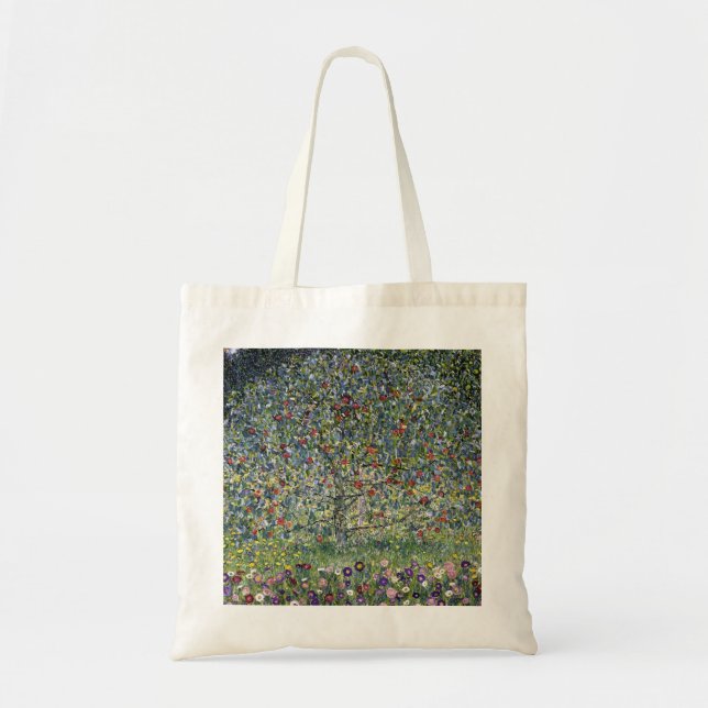The Apple Tree (by Gustav Klimt) Tote Bag (Front)