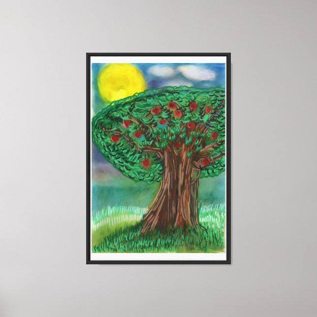 The Apple Tree in Mixed-Media Canvas Print (Front)