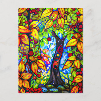 The Apple Tree Surreal Digital Art Postcard