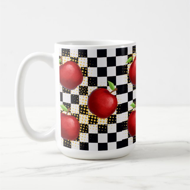 the apples coffee mug (Left)