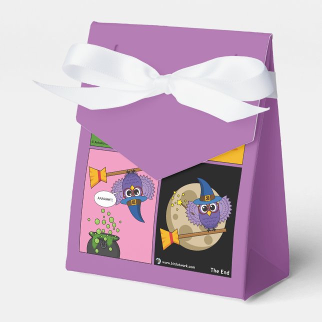 The Apprentice Wizard - Cleaning Comic Favor Boxes (Front Side)