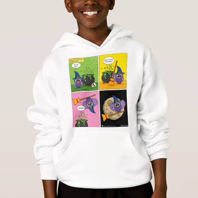The Apprentice Wizard - Cleaning Comic Hoodie (Front)
