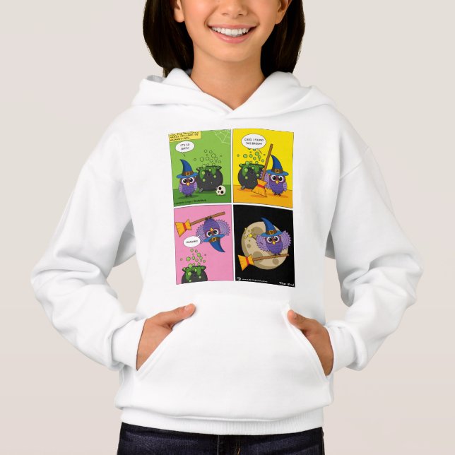 The Apprentice Wizard - Cleaning Comic Hoodie (Front)