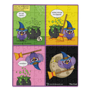 The Apprentice Wizard - Cleaning Jigsaw Puzzle