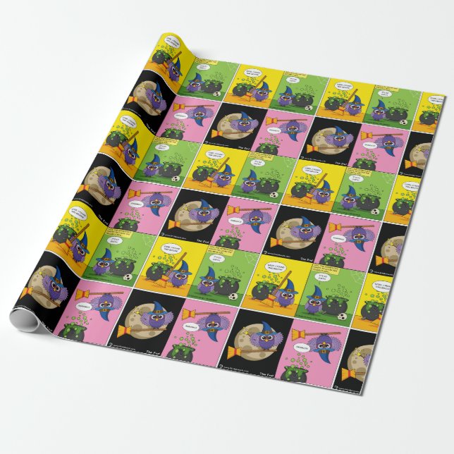 The Apprentice Wizard - Cleaning Wrapping Paper (Unrolled)