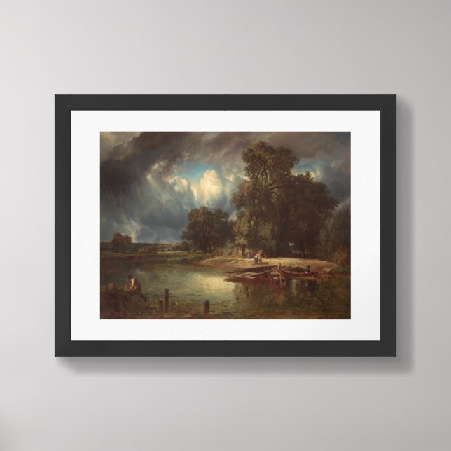 The Approaching Storm Framed Art (Framed Front)