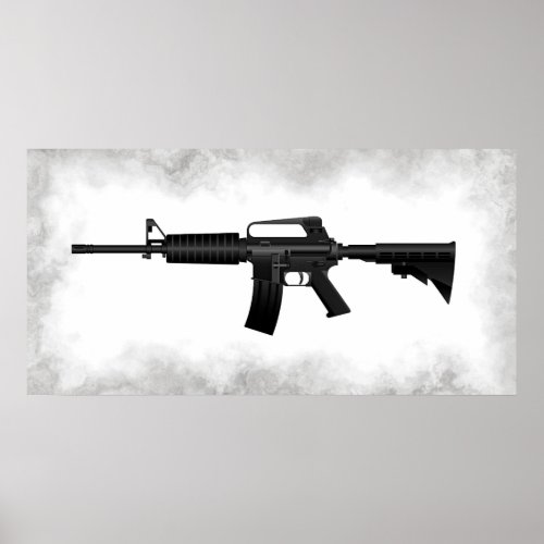 The AR_15 Rifle Poster