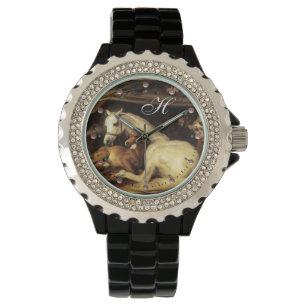 THE ARAB TENT WITH HORSES ,OTHER ANIMALS Monogram Watch