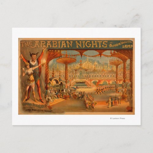 The Arabian Nights _ Aladdins Wonderful Lamp Postcard