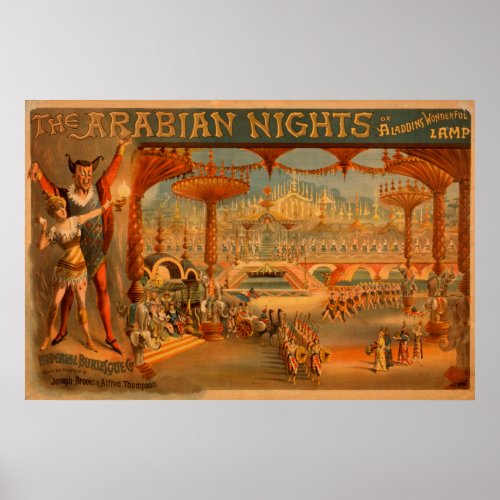 The Arabian Nights _ Aladdins Wonderful Lamp Poster