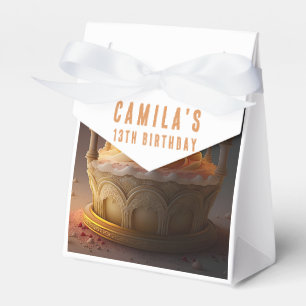 The Arabian Nights Cake - Birthday Favor Boxes