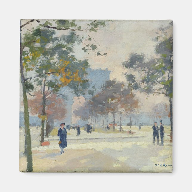 The Arc de Triomphe in Autumn, Paris Magnet (Front)