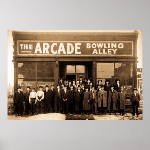 The Arcade Bowling Alley Poster
