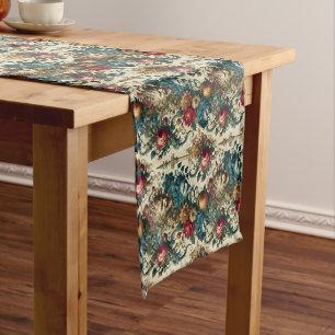 The Arcane Anarchy – Gothic Floral Short Table Runner