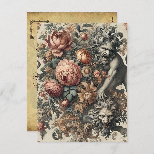 The Arcane Apex – Gothic Victorian Holiday Postcard (Front/Back)