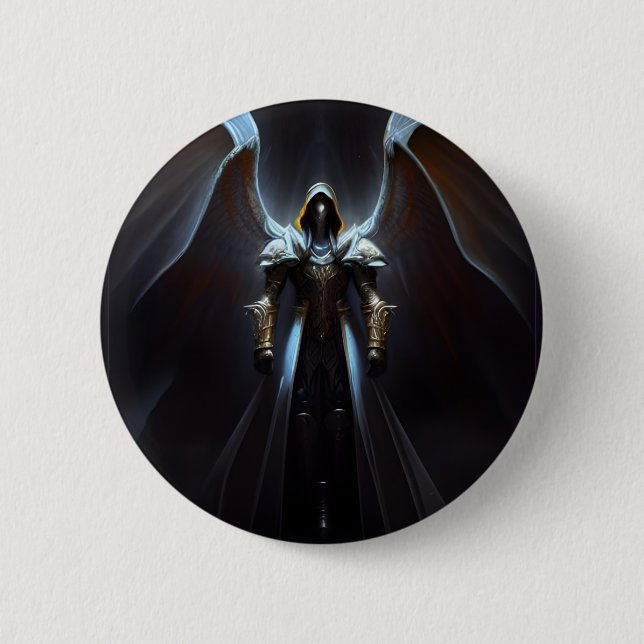 The Arch Angel Uriel Button (Front)