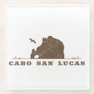 The Arch at Land's End Cabo San Lucas Glass Coaster