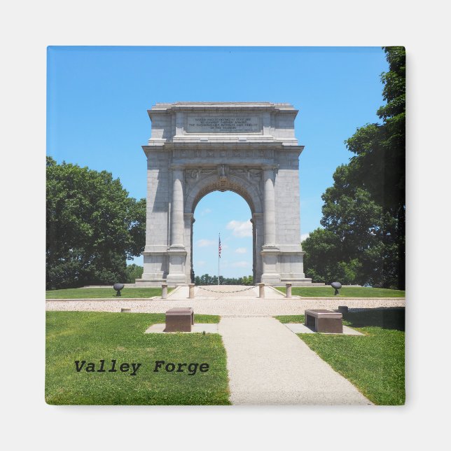 The Arch memorial at Valley Forge Magnet (Front)