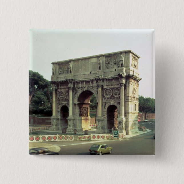 The Arch of Constantine from the North West Pinback Button (Front)
