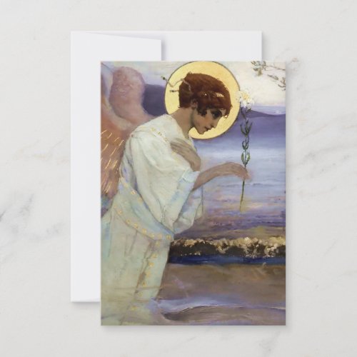 The Archangel Gabriel  by Mikhail Nesterov Thank You Card