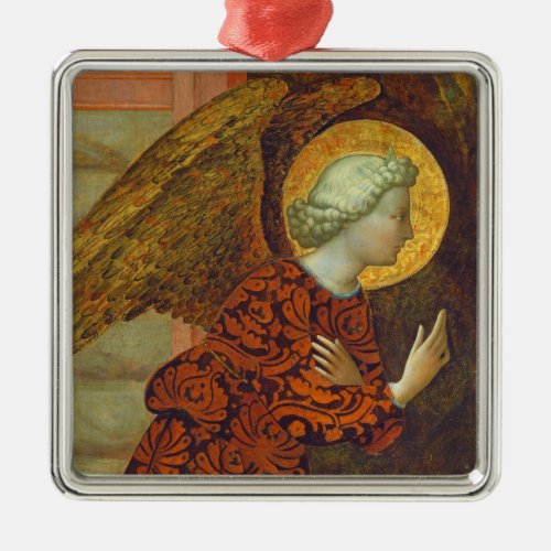 The Archangel Gabriel c 1430 tempera on panel Metal Ornament