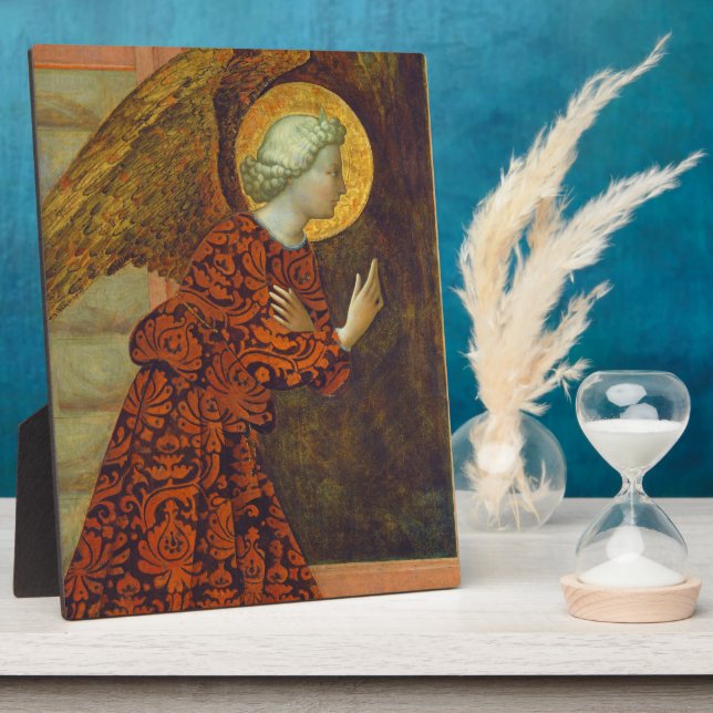 The Archangel Gabriel, c. 1430 (tempera on panel) Plaque (Side)