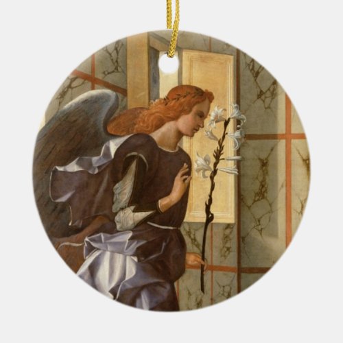 The Archangel Gabriel from The Annunciation dipty Ceramic Ornament