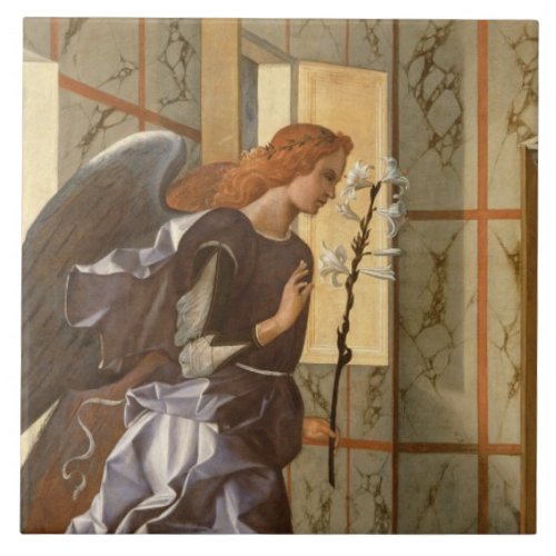 The Archangel Gabriel from The Annunciation dipty Tile