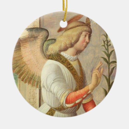 The Archangel Gabriel panel Ceramic Ornament
