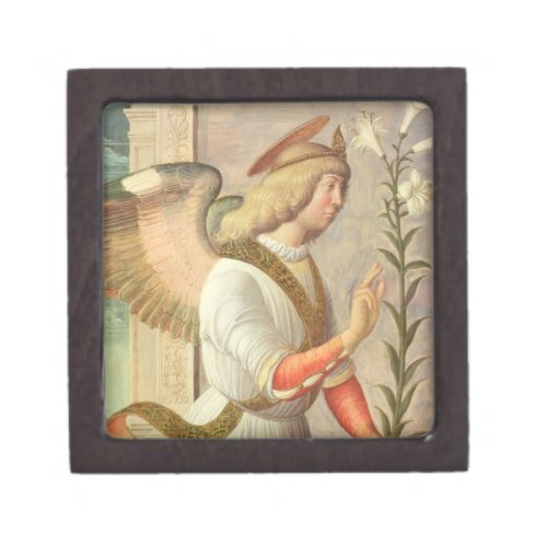 The Archangel Gabriel panel Jewelry Box