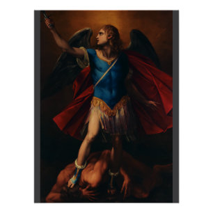 The Archangel Michael by Cavaliere d'Arpino Poster