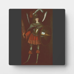The Archangel Michael by Francisco de Zurbarán Plaque