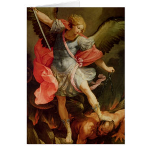 The Archangel Michael defeating Satan