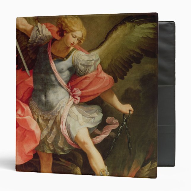 The Archangel Michael defeating Satan Binder (Front/Inside)
