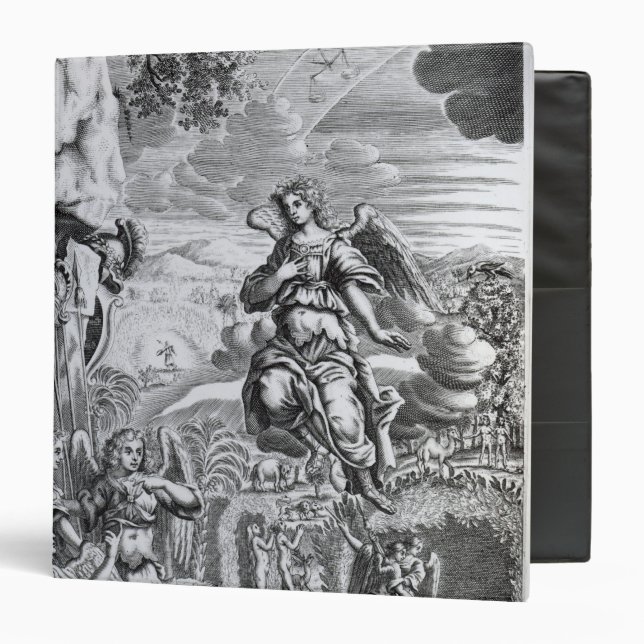 The archangel Uriel informs Gabriel 3 Ring Binder (Front/Inside)