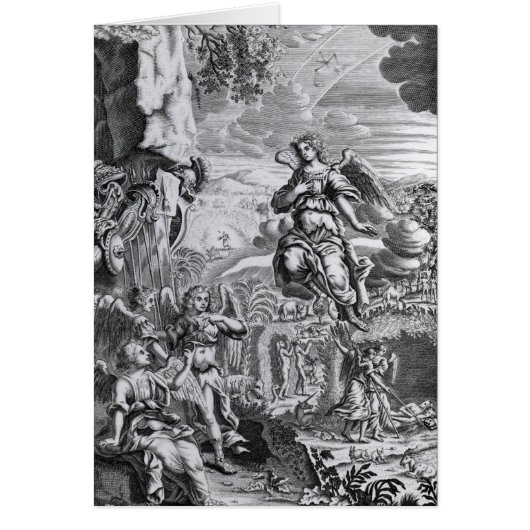 The archangel Uriel informs Gabriel Cards (Front)
