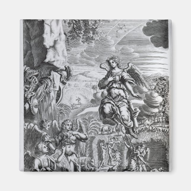 The archangel Uriel informs Gabriel Magnet (Front)