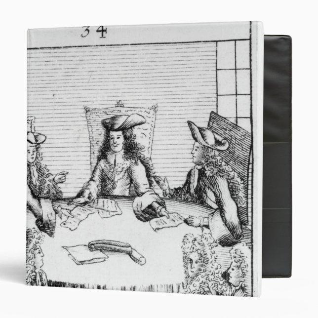 The Archduke of Austria Declared King of Spain 3 Ring Binder (Front/Inside)