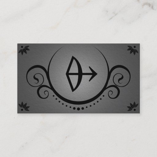 Customizable the archer sophistications business card templates