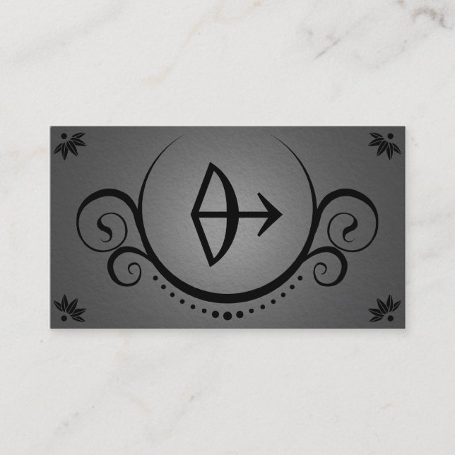 the archer sophistications business card (Front)